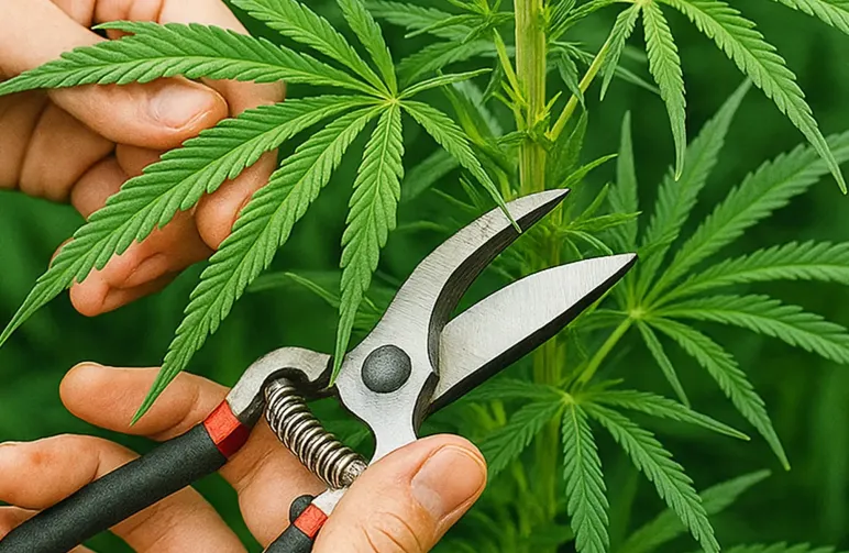 Ontbladingsmethoden voor gefeminiseerde cannabis: luchtstroom & opbrengstkwaliteit verbeteren