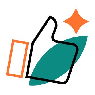 Uitstekende beoordelingen symbol