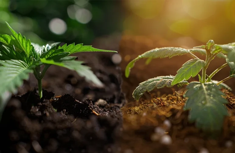 Coco-coir versus aarde voor cannabis: wat is beter? Onze door het lab onderbouwde kijk op grotere toppen in 2026