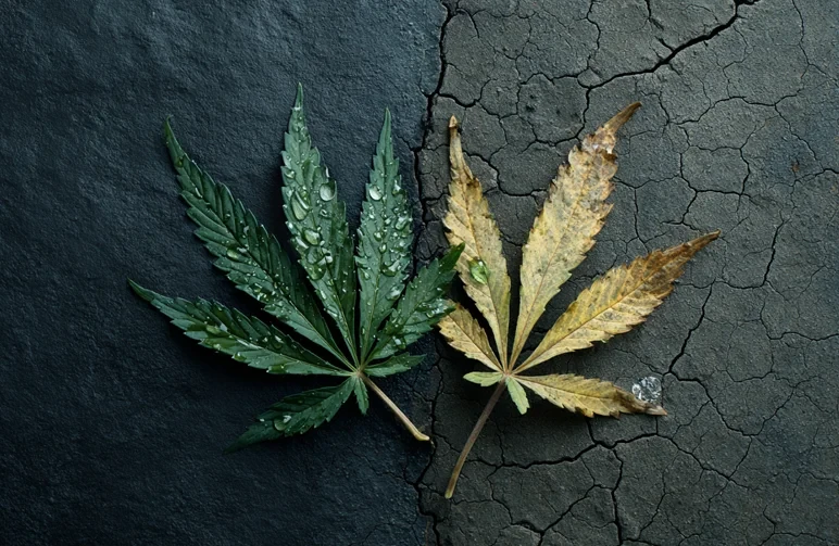Overbewatering vs. onderbewatering van cannabis: zie snel het verschil—en los het op de juiste manier op (gids 2026)